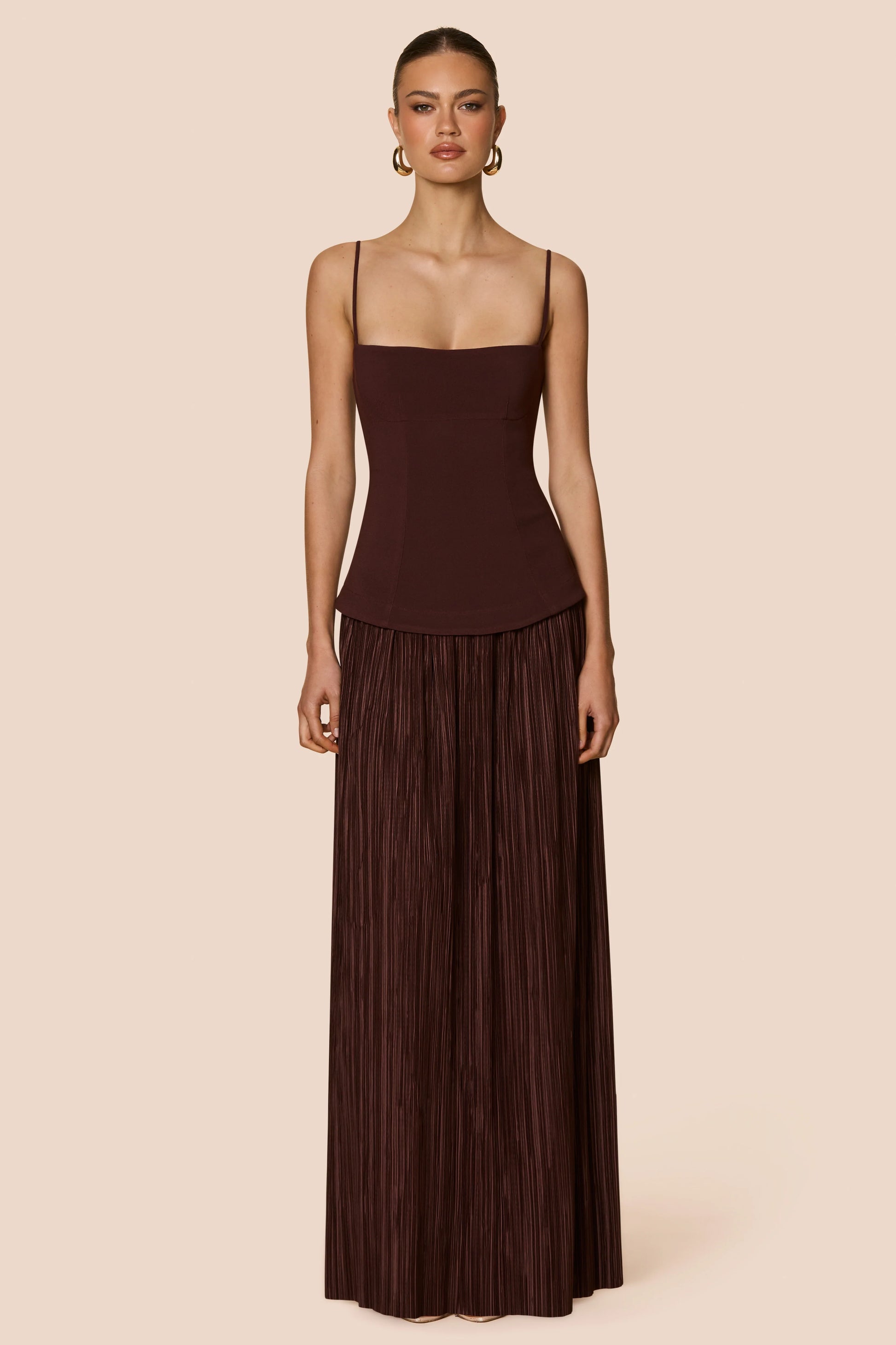 NOOKIE - DARLING MAXI - CHOCOLATE estilaboutique NOOKIE - DARLING MAXI - CHOCOLATE estilaboutique