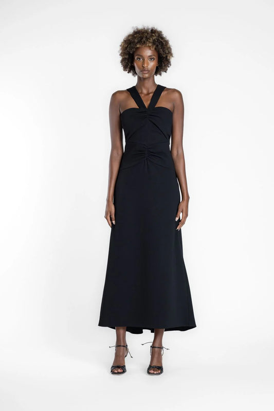ONE FELL SWOOP - GRETTA DRESS  - JETT BLACK