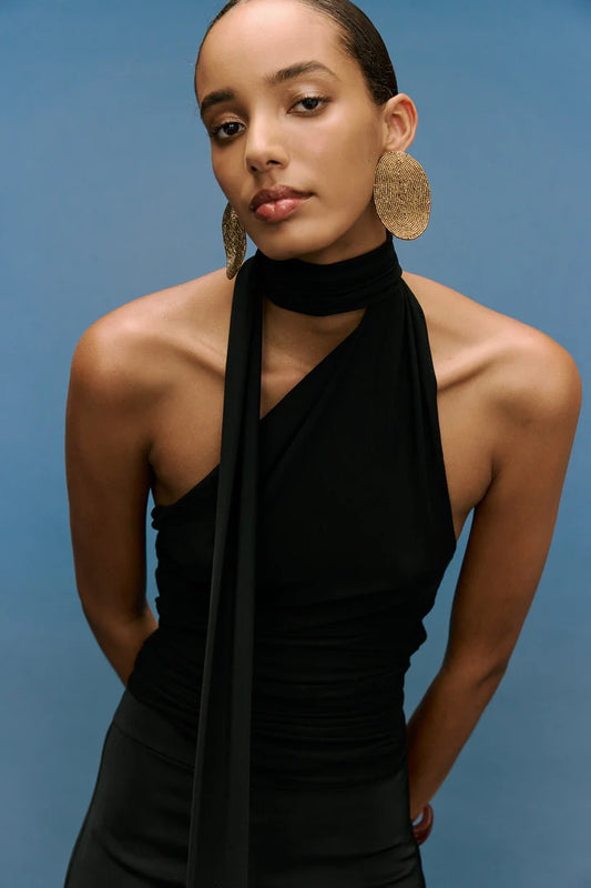 KIANNA MAGELAKI - JACQUES TOP - BLACK
