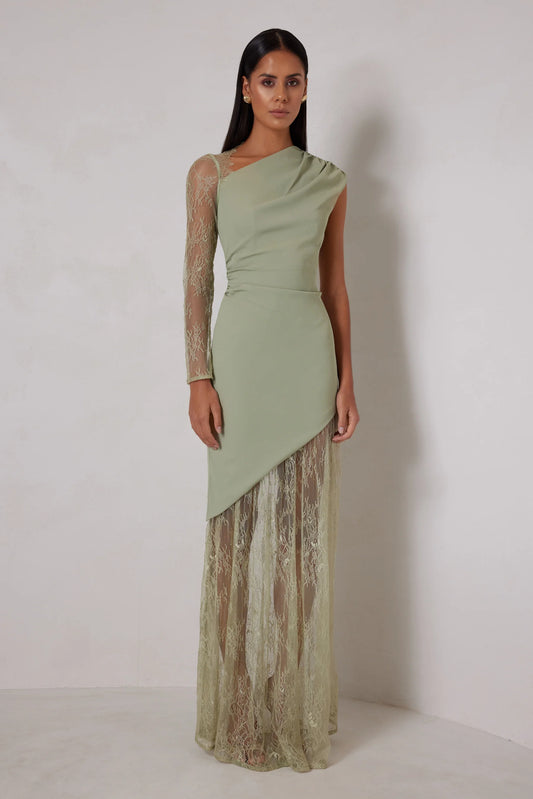 ELLE ZEITOUNE - GIA DRESS - SAGE GREEN