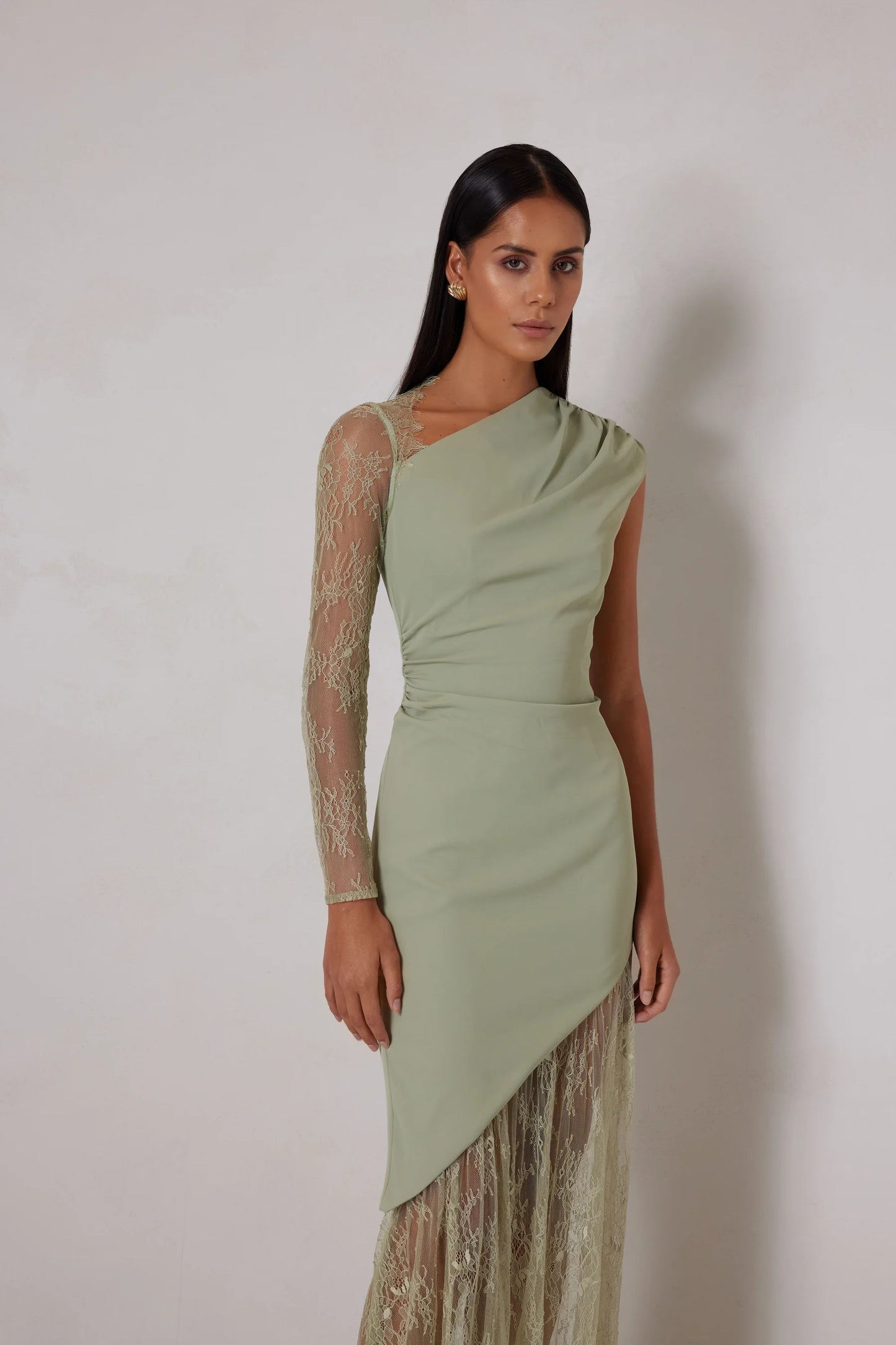 ELLE ZEITOUNE - GIA DRESS - SAGE GREEN