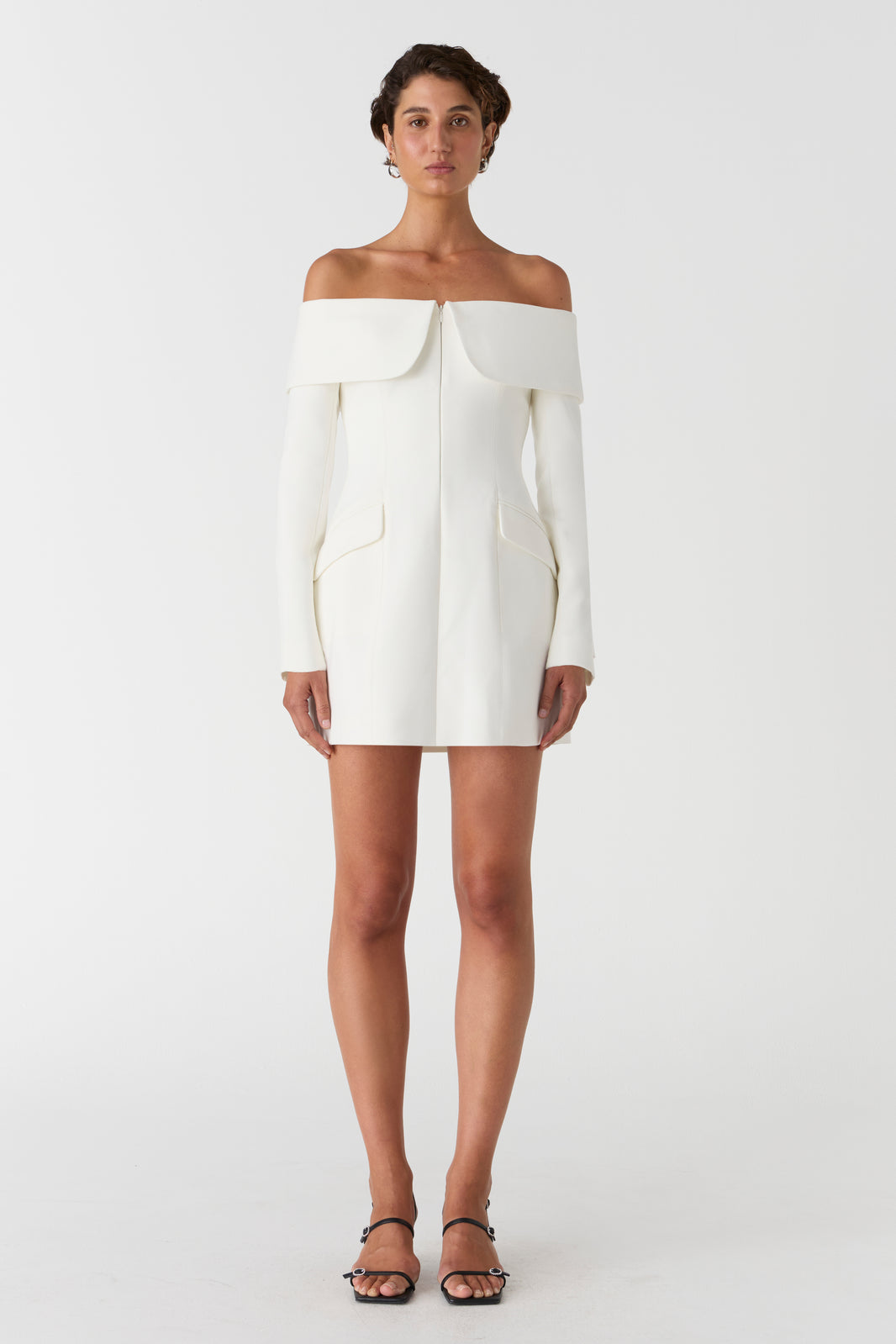 MISHA Estra Dress in Ivory