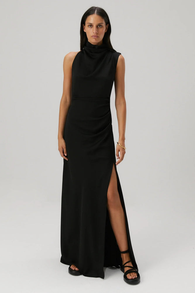 MISHA COLLECTION - COSTANTINA GOWN - BLACK