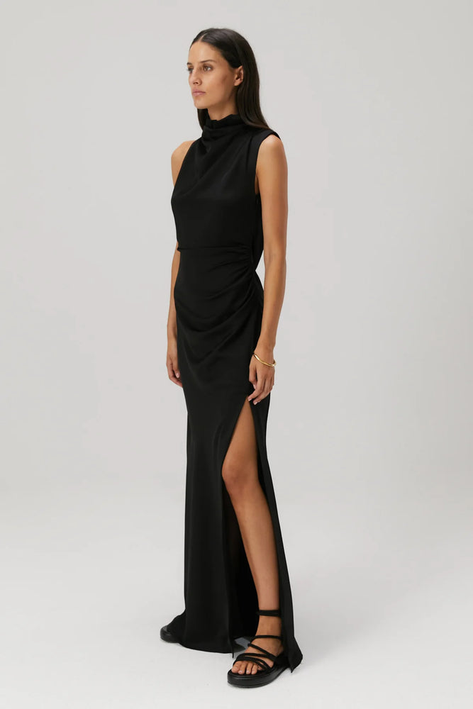 MISHA COLLECTION - COSTANTINA GOWN - BLACK