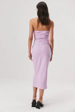 MISHA COLLECTION - CALANDRA MIDI DRESS - LILAC