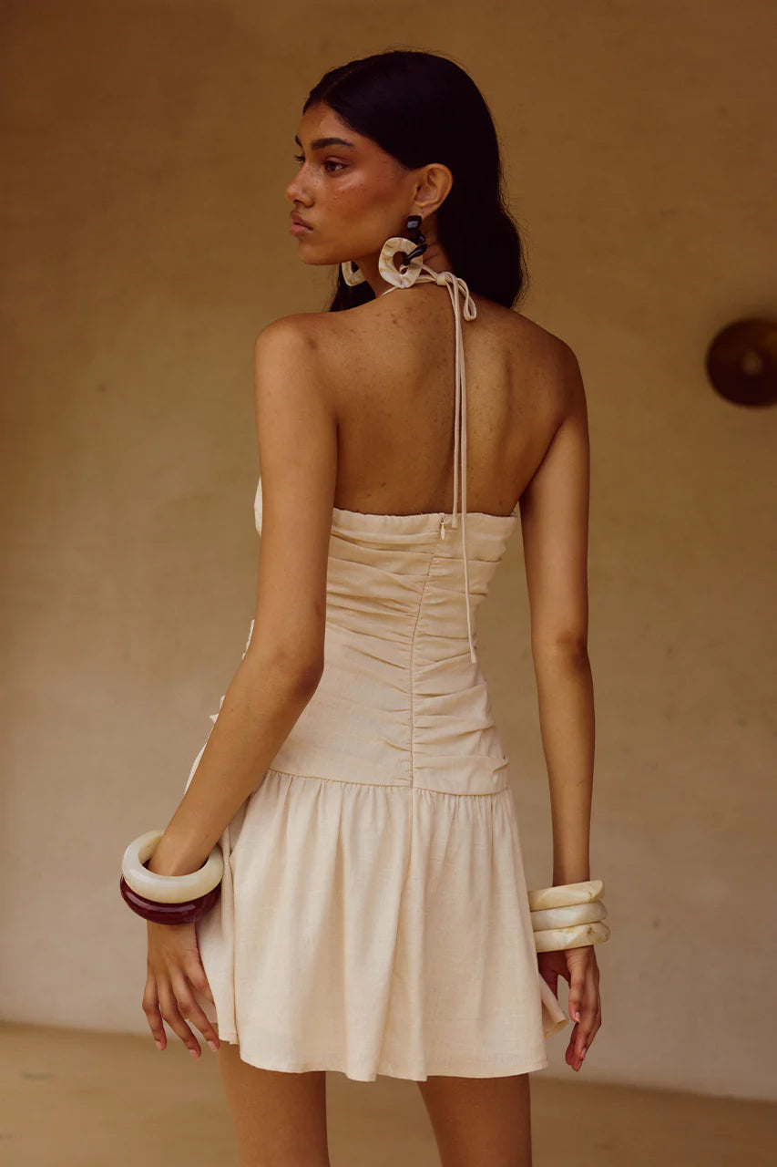 MARIANNA MINI DRESS - CREAM