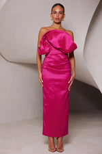 ELLE ZEITOUNE - MILES DRESS - RASPBERRY - PRE ORDER