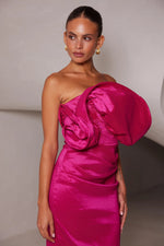 ELLE ZEITOUNE - MILES DRESS - RASPBERRY - PRE ORDER