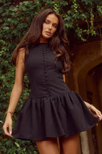 NEVAH MINI DRESS - BLACK