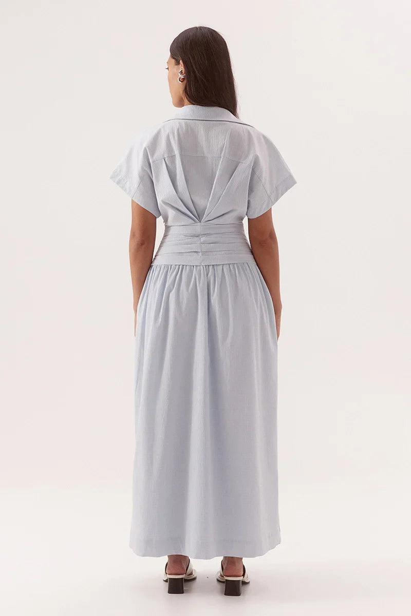 LYRA MIDI DRESS - SKY