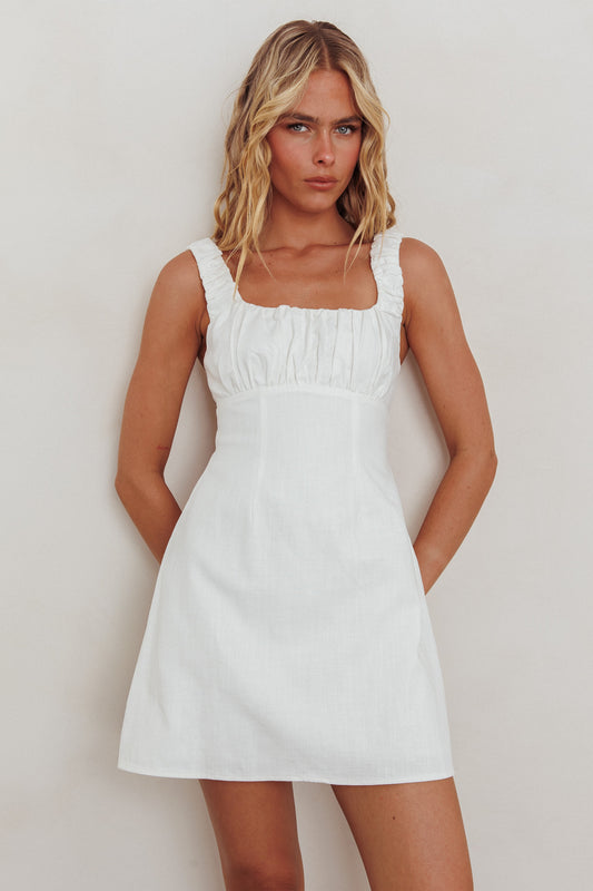 CAPRI MINI DRESS - IVORY