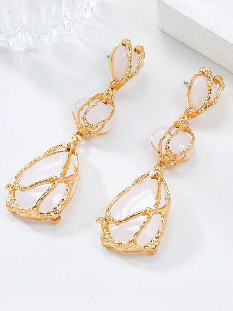 SARA EARRINGS - WHITE