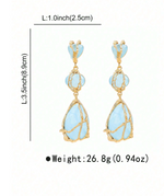 SARA EARRINGS - BLUE