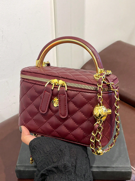AUBRIELLE BAG - BURGUNDY