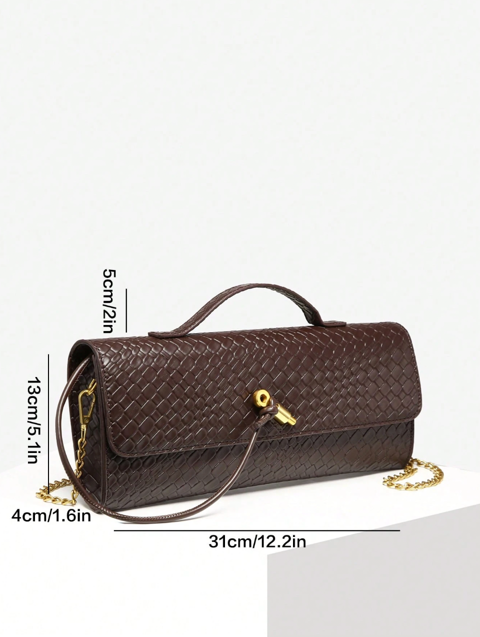 HADLEY HANDLE BAG - CHOC