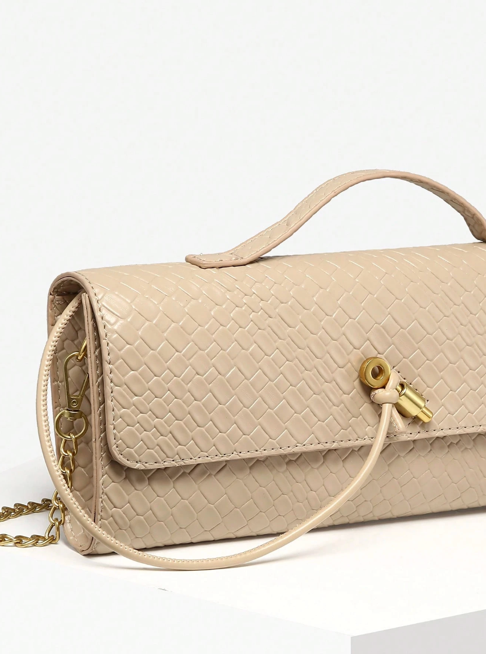 HADLEY HANDLE BAG - NUDE