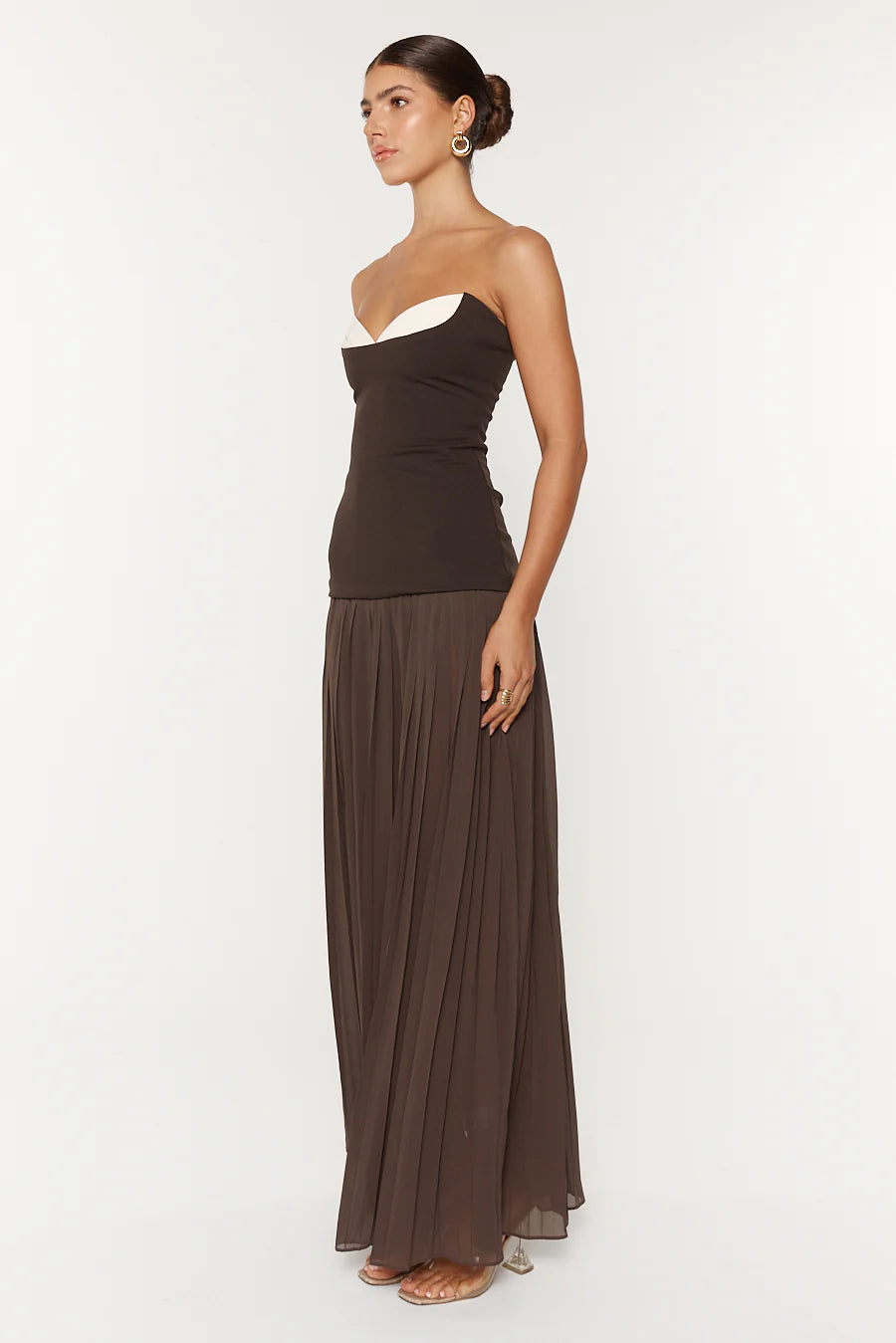SHE IS OLLA - NICOLETTE  MAXI | ESPRESSO