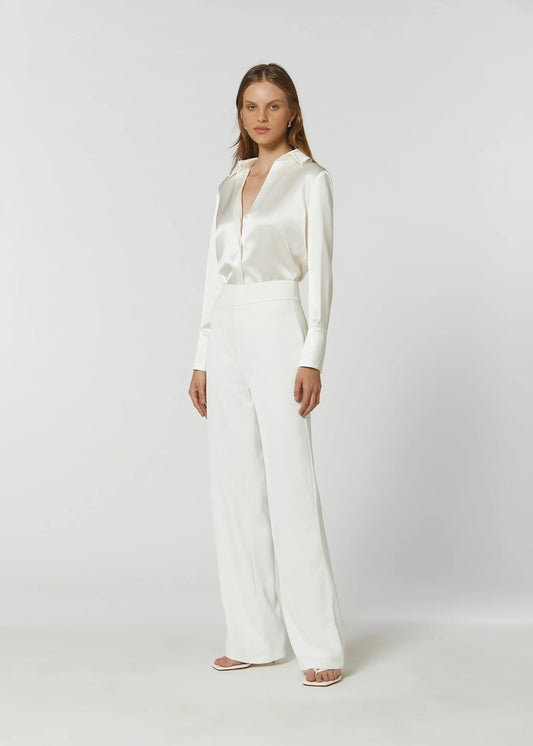 KIANNA MAGELAKI - SHIM PANTS - IVORY