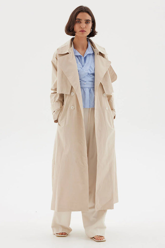 SOVERE - DIVISION MULTI WEAR TRENCH COAT - BEIGE