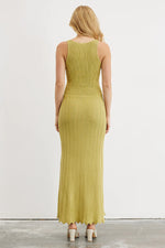 SOVERE - CPATIENCE KNIT DRESS - OLIVE GREEN