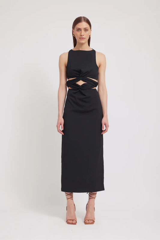 TOJHA - SAFIYA DRESS - BLACK