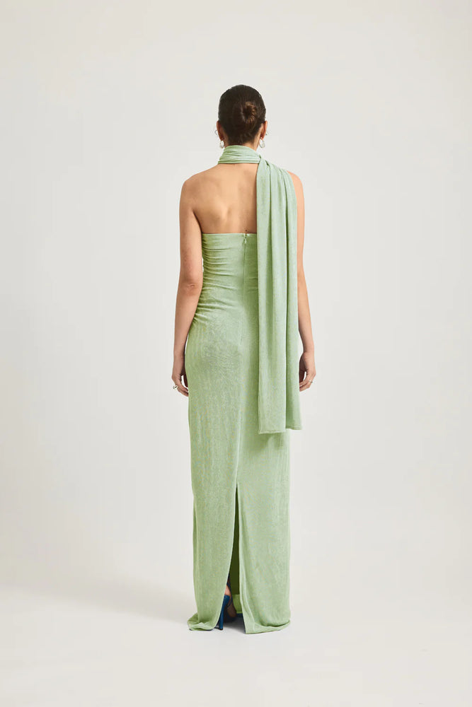 TOJHA - IESHA DRESS - MATCHA GREEN