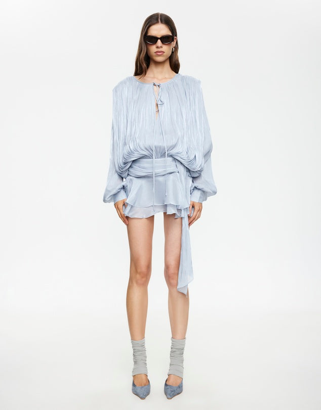 JANESSA MINI DRESS - OCEAN BLUE