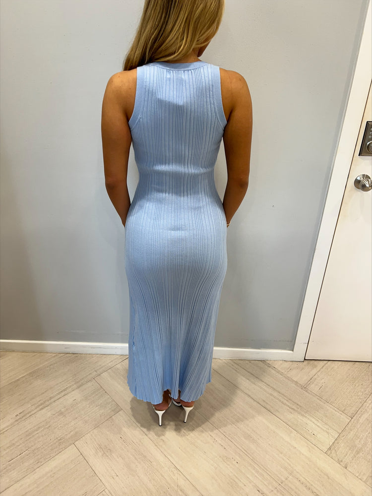 SANDRA MIDI DRESS - BLUE