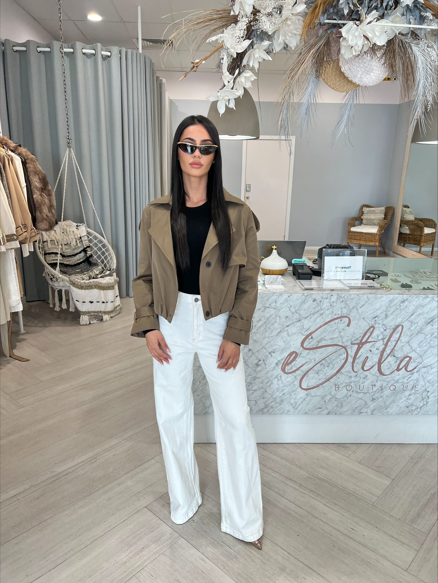 PINA TRENCH - KHAKI