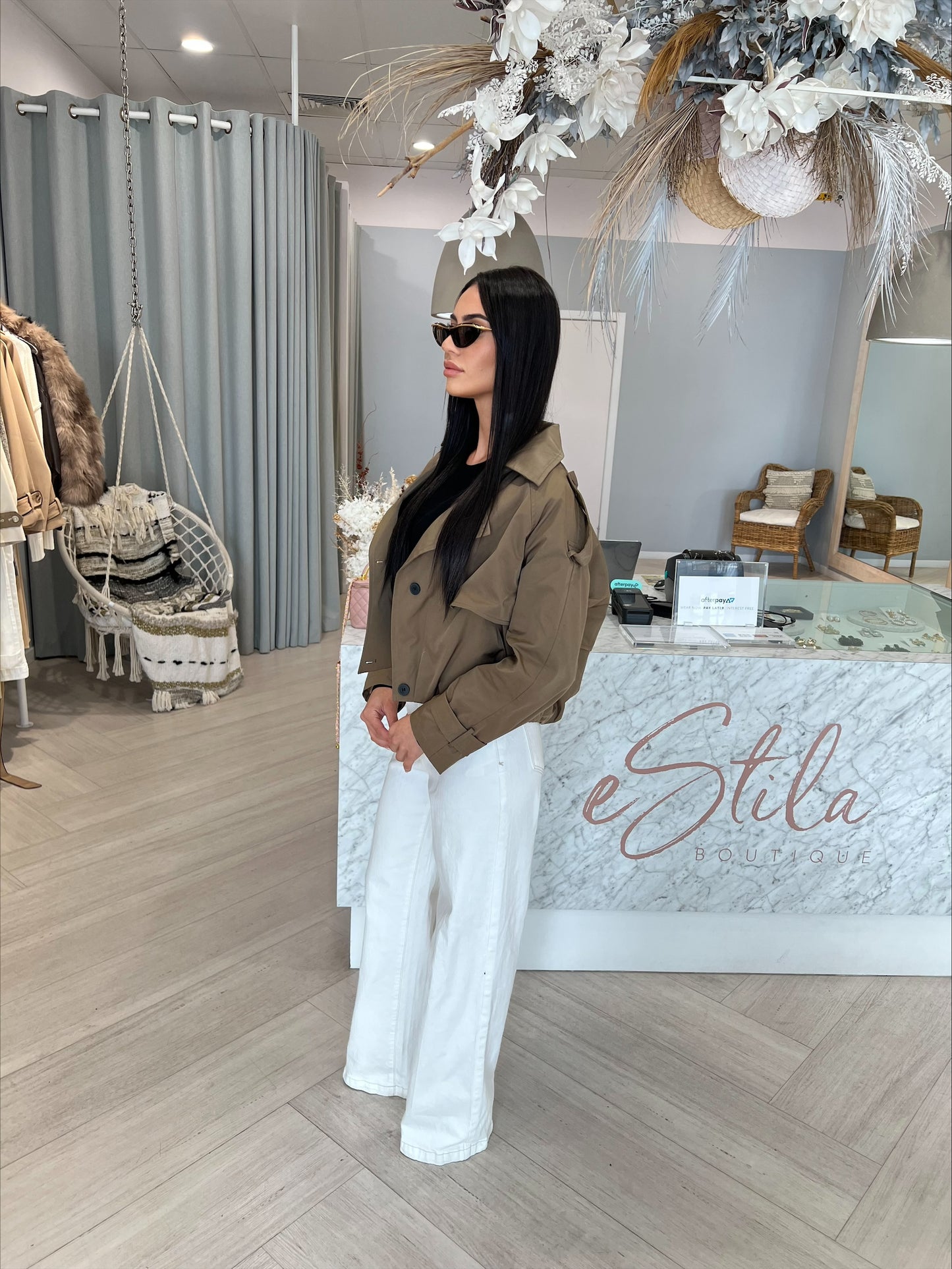 PINA TRENCH - KHAKI