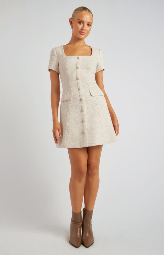 PENELOPE TWEED MINI DRESS