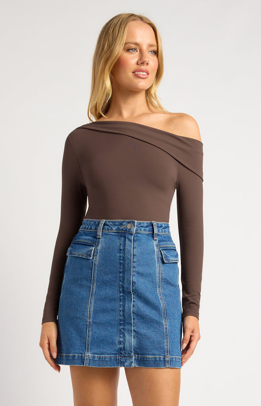 ELEANOR BODYSUIT - CHOCOLATE