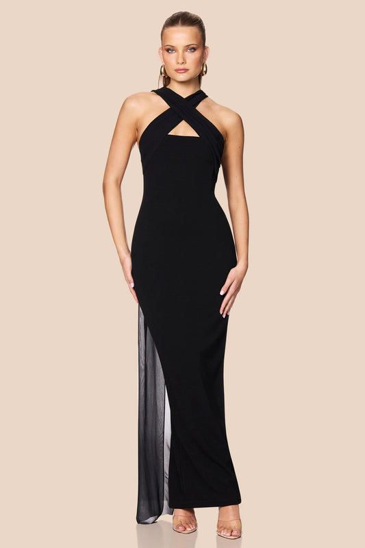 NOOKIE - ZEPHYR GOWN - BLACK