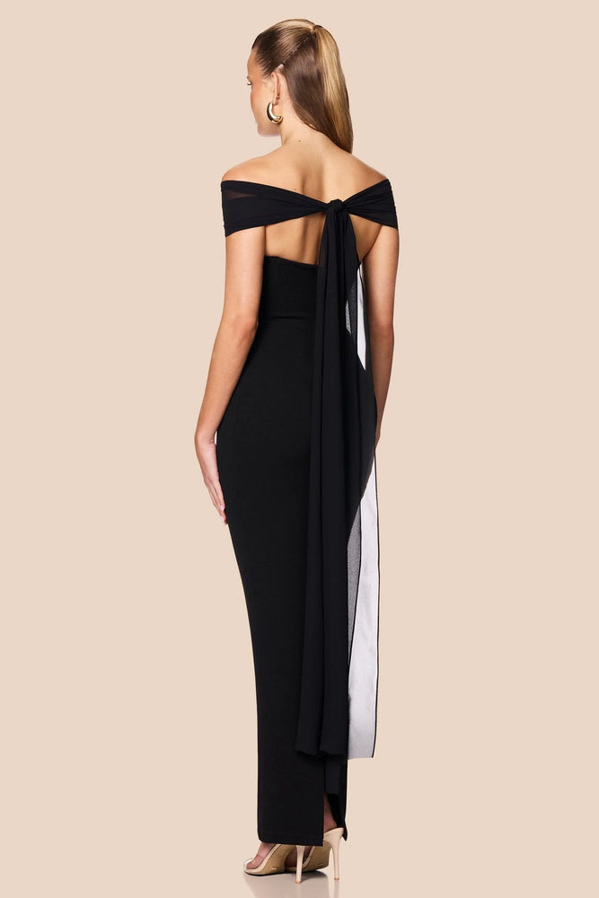 NOOKIE - ZEPHYR GOWN - BLACK - PRE ORDER