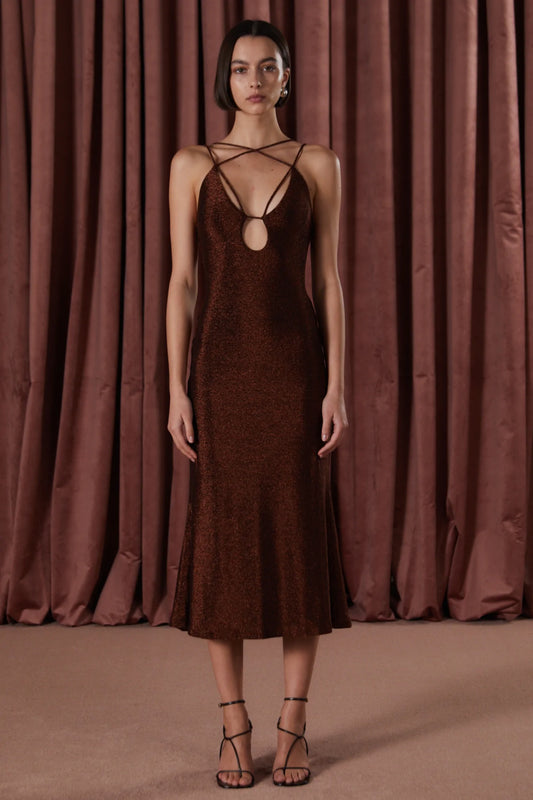 MISHA COLLECTION - VERONIKA SLINKY JERSEY MIDI DRESS