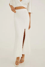 SOVERE - FREQUENCY SKIRT - WHITE