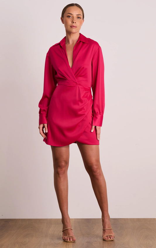 PASDUCHAS - DREAMLAND SHIRT DRESS PINK